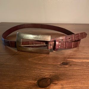 Andrea D’Amico genuine crocodile belt